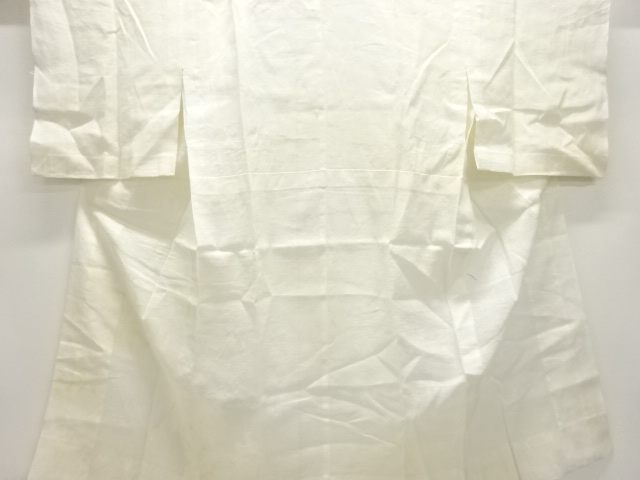 JAPANESE KIMONO / ANTIQUE JUBAN FOR SUMMER / FLORAL PLANTS